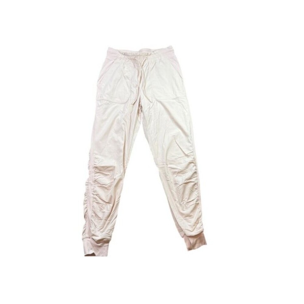 Lululemon Dance Studio Jogger Womens Size 8 Full Length Light Pink Ruched Yoga